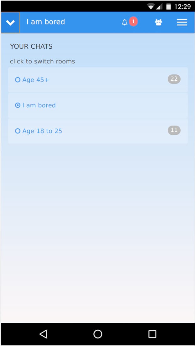 Free chat and Singles chat room works on mobile too